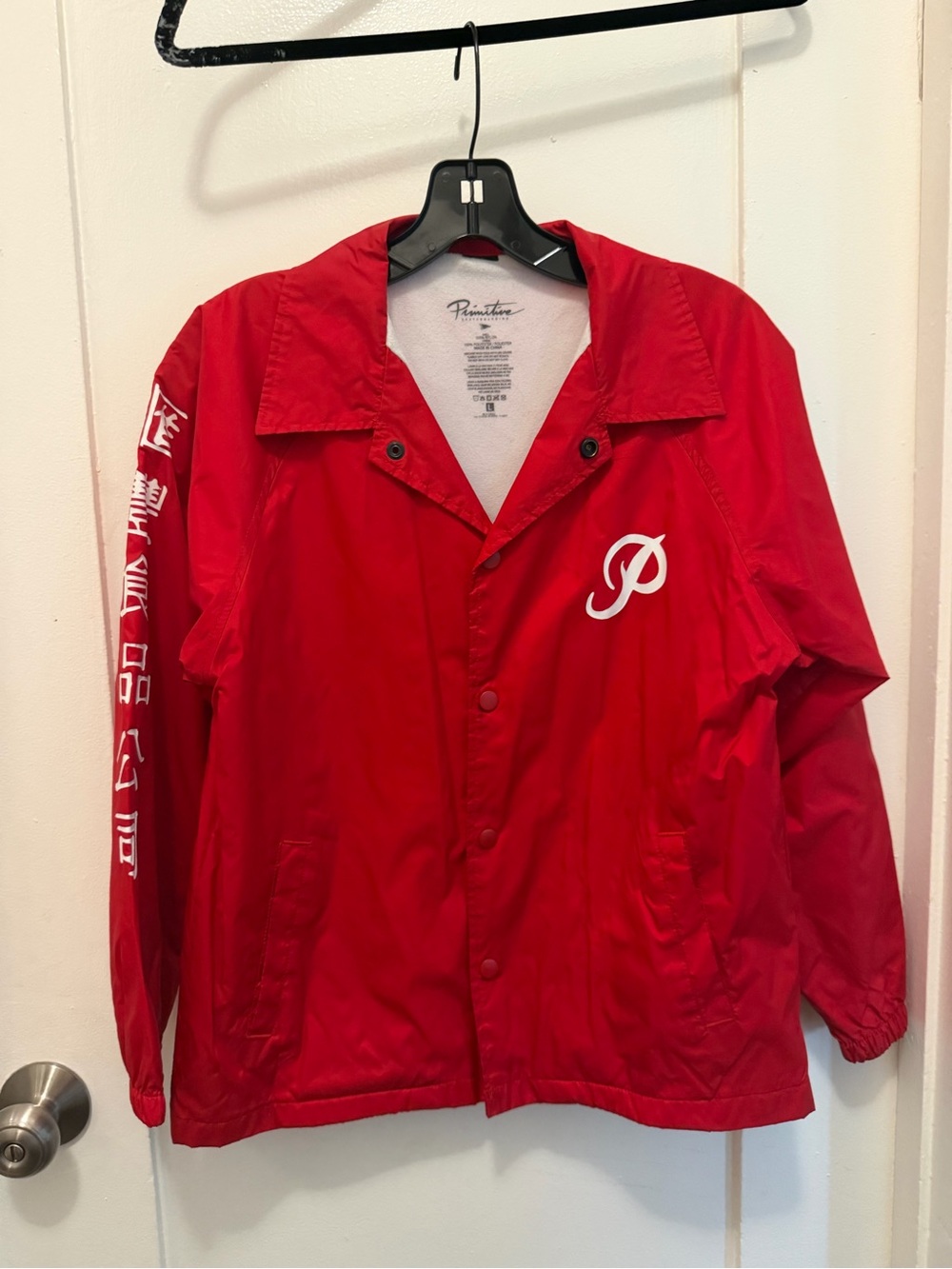 Primitive Sriracha Red Windbreaker Jacket